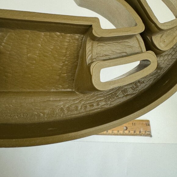 Vtg 80/90 Rocking Horse Burwood Productions Wall Decor Resin Plastic Pink Purple - Picture 8 of 13